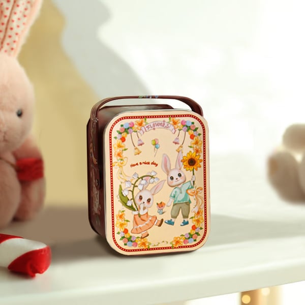 🐰Easter Cute Bunny Plush Keychain - Includes gift box, 🎁Easter Sweet Surprise
