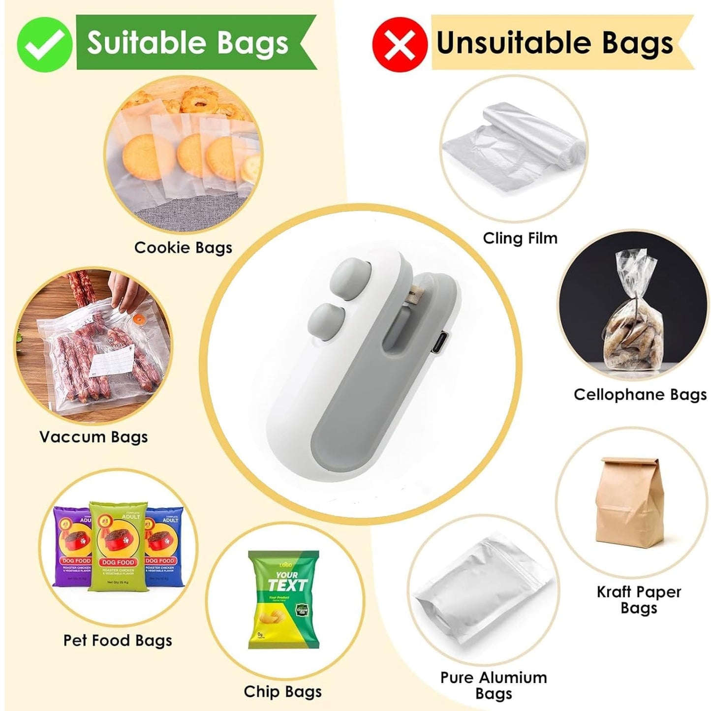 🎁 2026 Upgraded Mini Bag Sealer