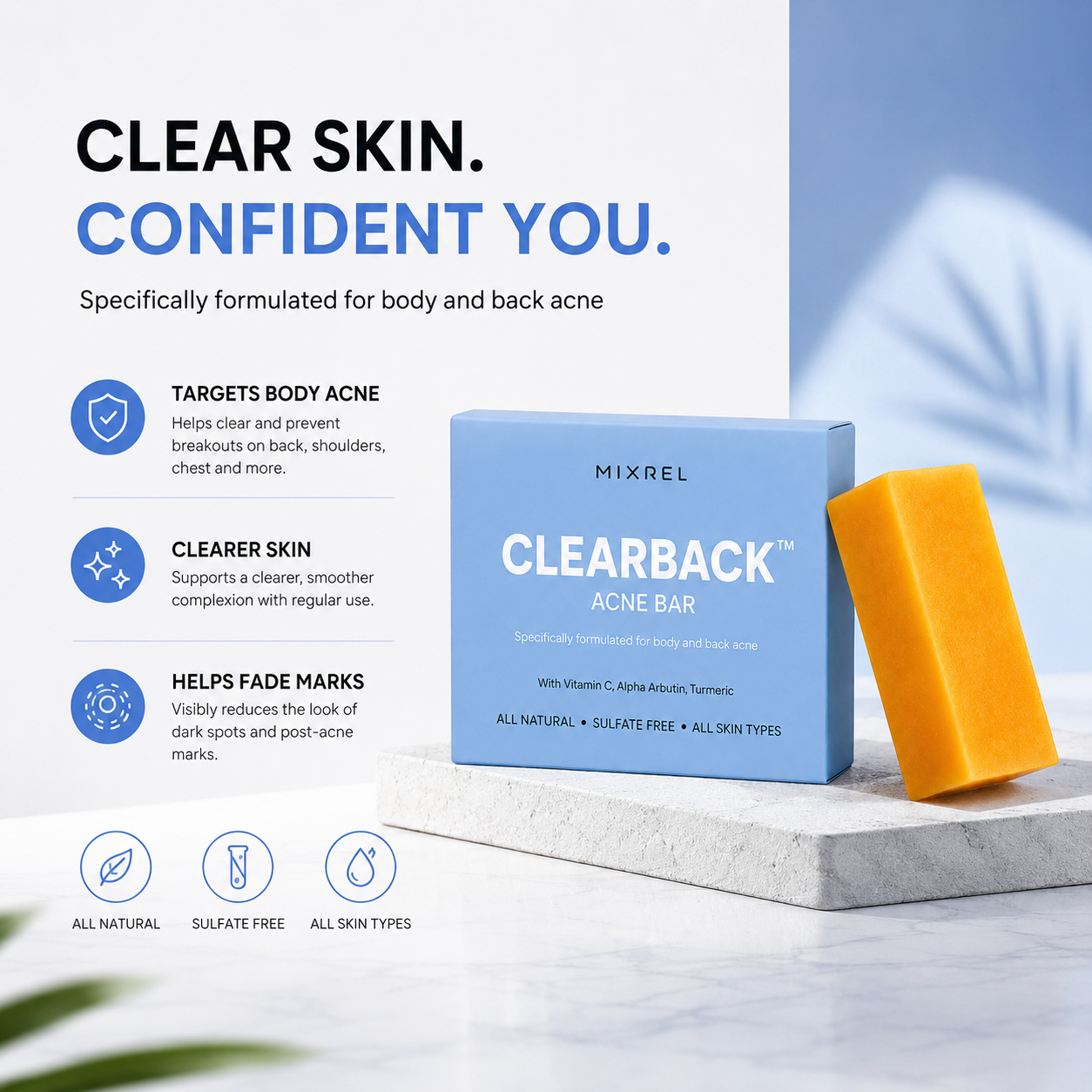 CLEARBACK™  ACNE BAR