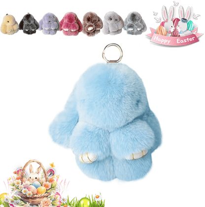 🐰Easter Cute Bunny Plush Keychain - Includes gift box, 🎁Easter Sweet Surprise