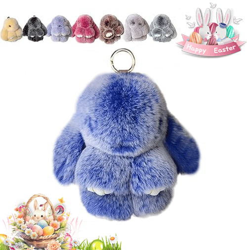 🐰Easter Cute Bunny Plush Keychain - Includes gift box, 🎁Easter Sweet Surprise