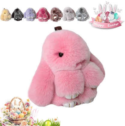 🐰Easter Cute Bunny Plush Keychain - Includes gift box, 🎁Easter Sweet Surprise