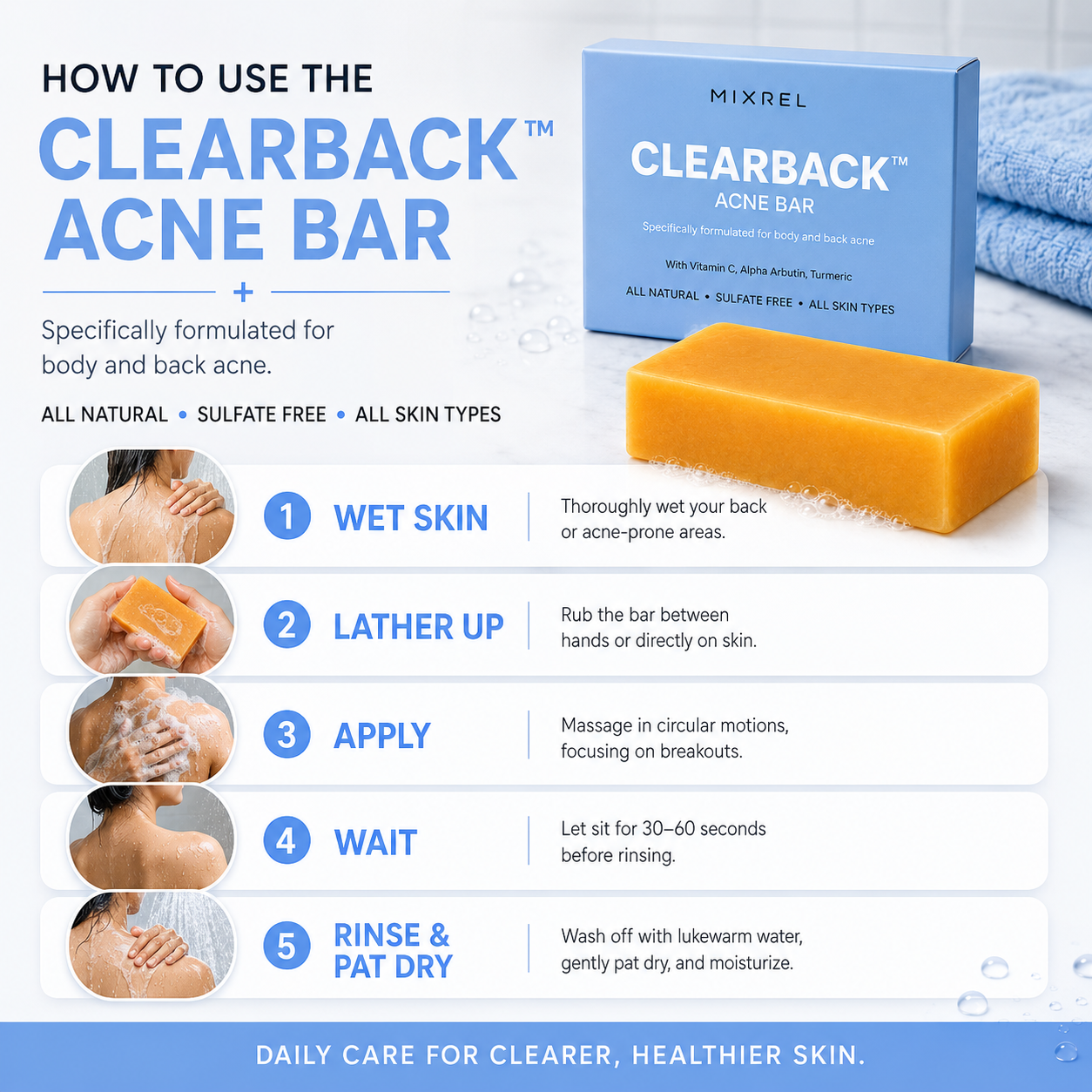 CLEARBACK™  ACNE BAR