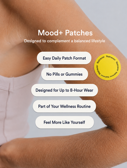 NATRAVOR Mood+ Patches Feel Balanced. Stay Focused. Enjoy More Good Days.