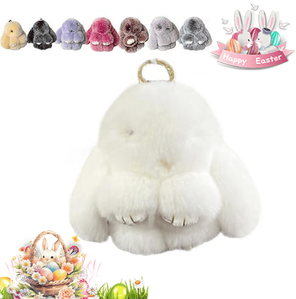 🐰Easter Cute Bunny Plush Keychain - Includes gift box, 🎁Easter Sweet Surprise