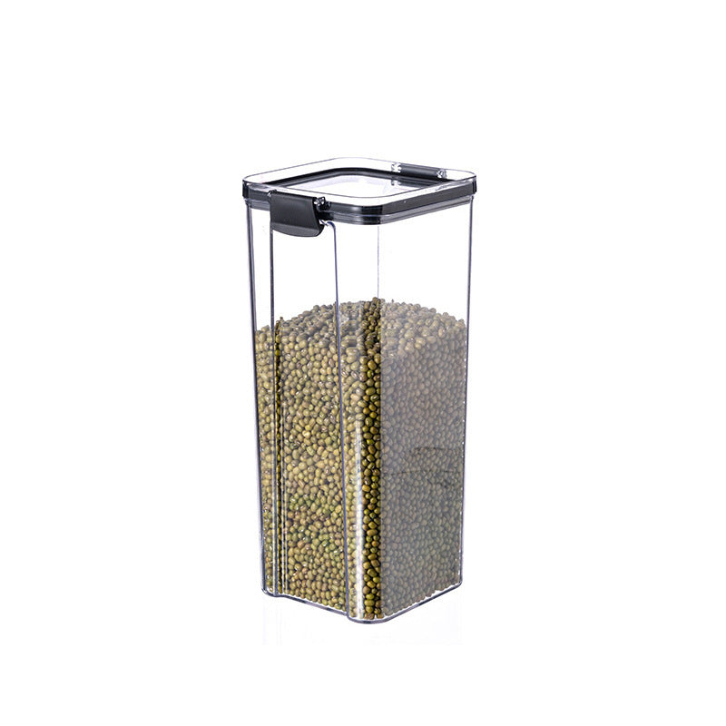 Clear Airtight Food Storage Container Stackable Kitchen Organization Box