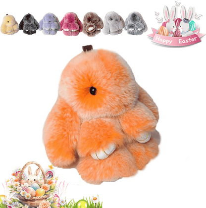 🐰Easter Cute Bunny Plush Keychain - Includes gift box, 🎁Easter Sweet Surprise